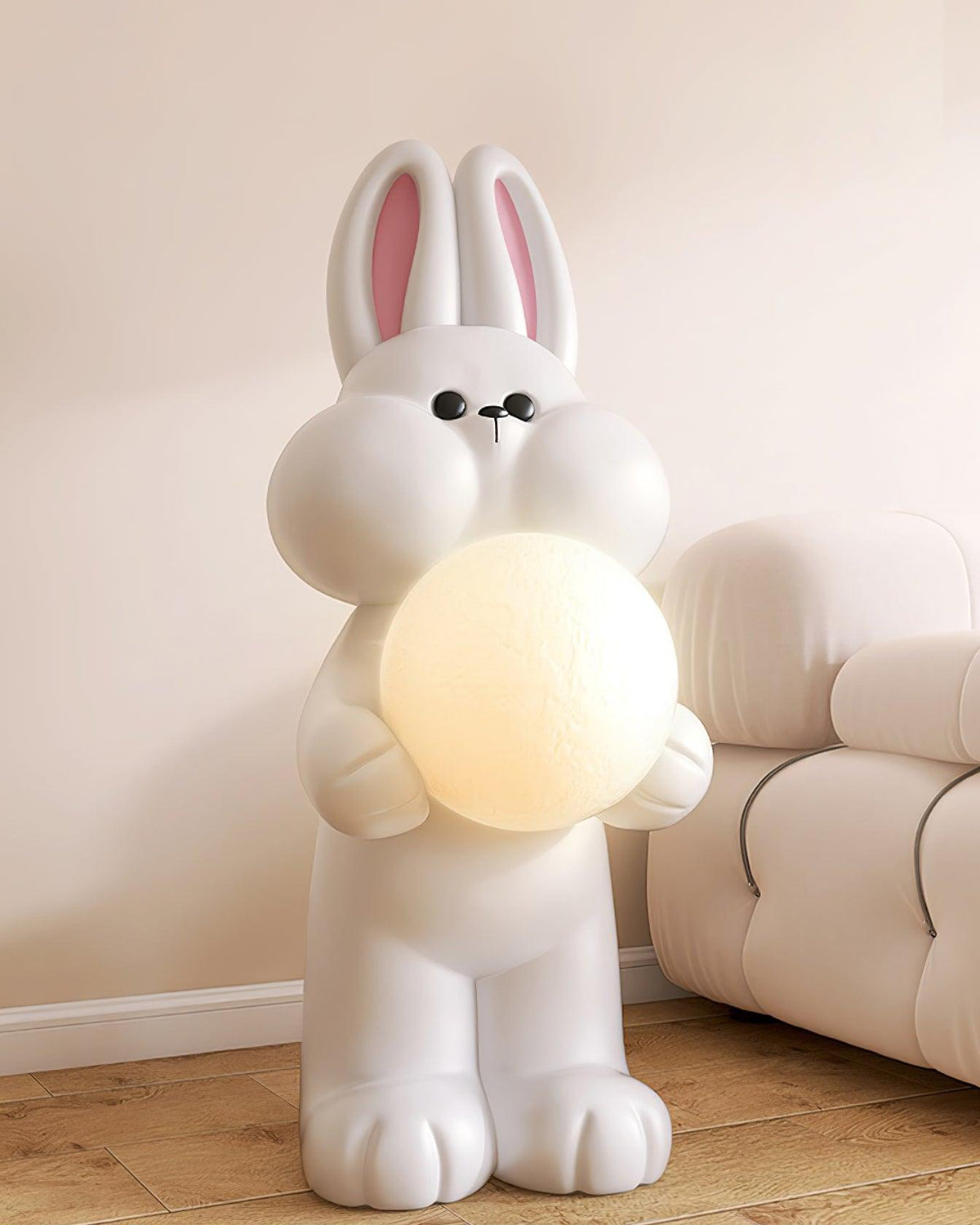 Peach Rabbit lampada da terra