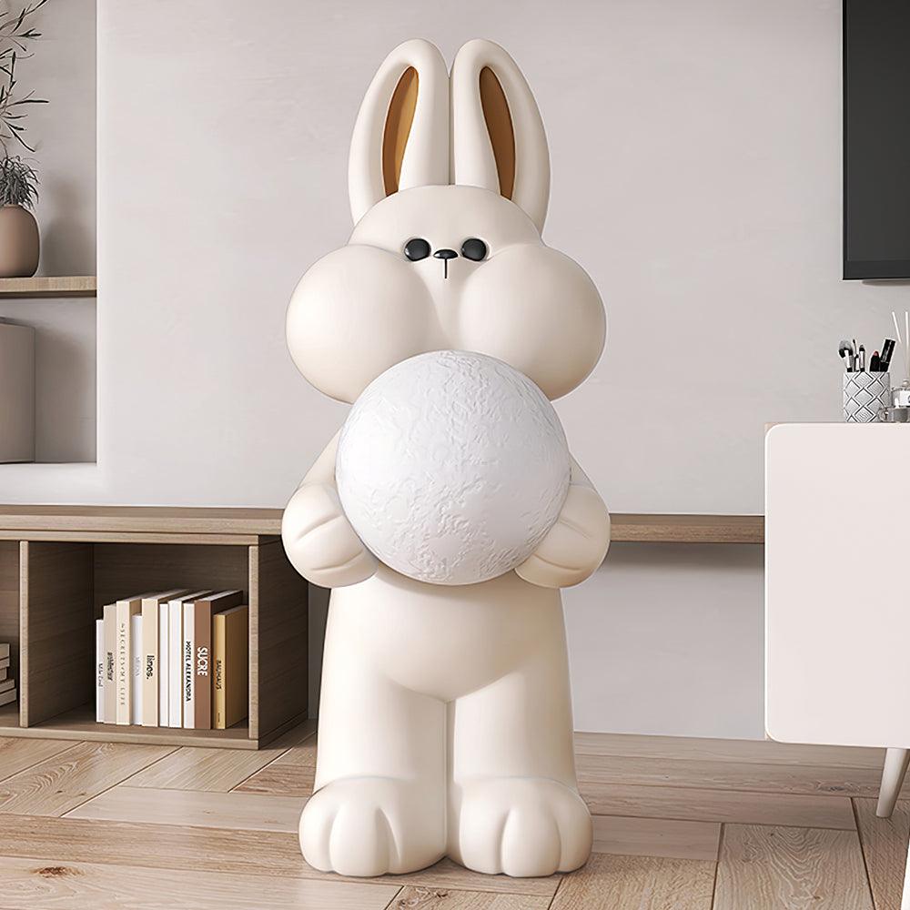Peach Rabbit lampada da terra