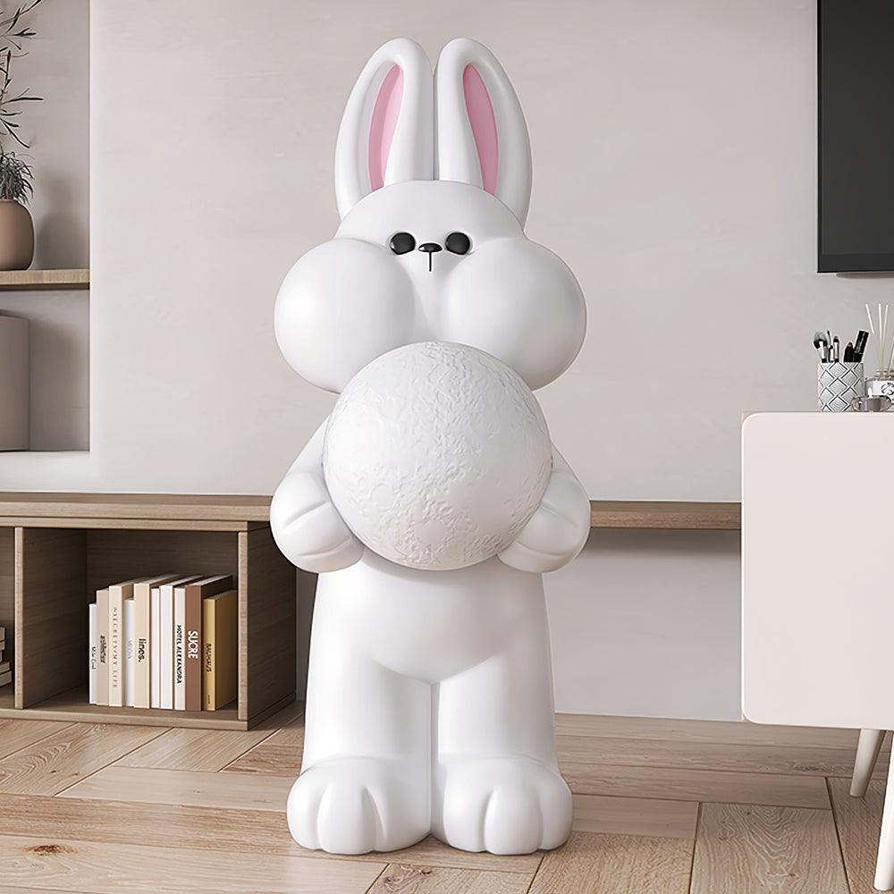 Peach Rabbit lampada da terra
