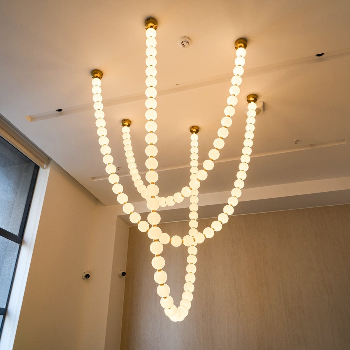 Kanell lampadario in ottone Sputnik