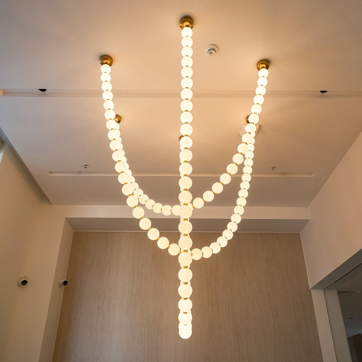 Kanell lampadario in ottone Sputnik