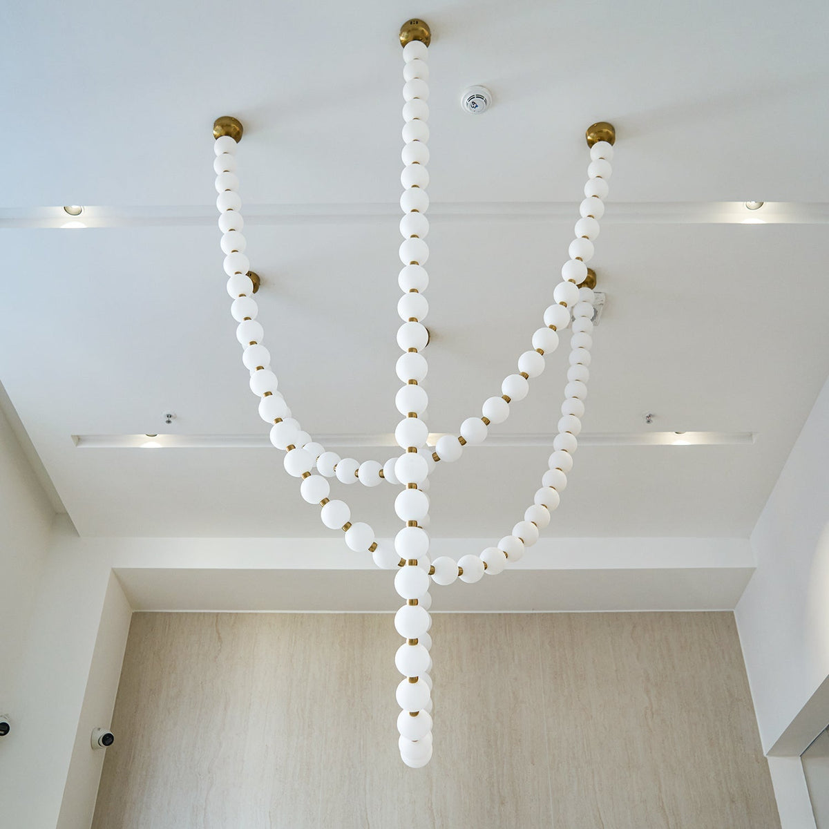 Kanell lampadario in ottone Sputnik