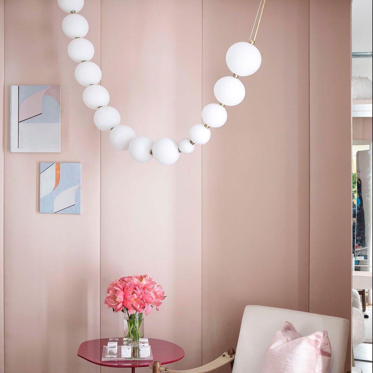 Kanell lampadario in ottone Sputnik