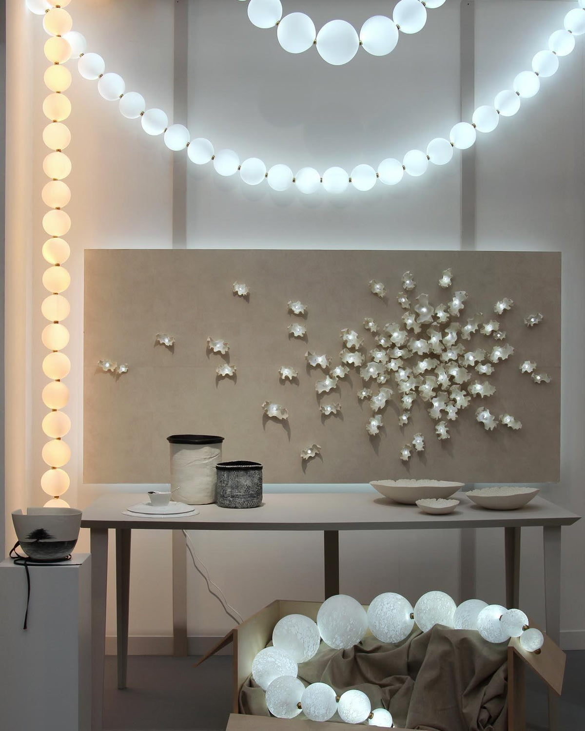 Kanell lampadario in ottone Sputnik