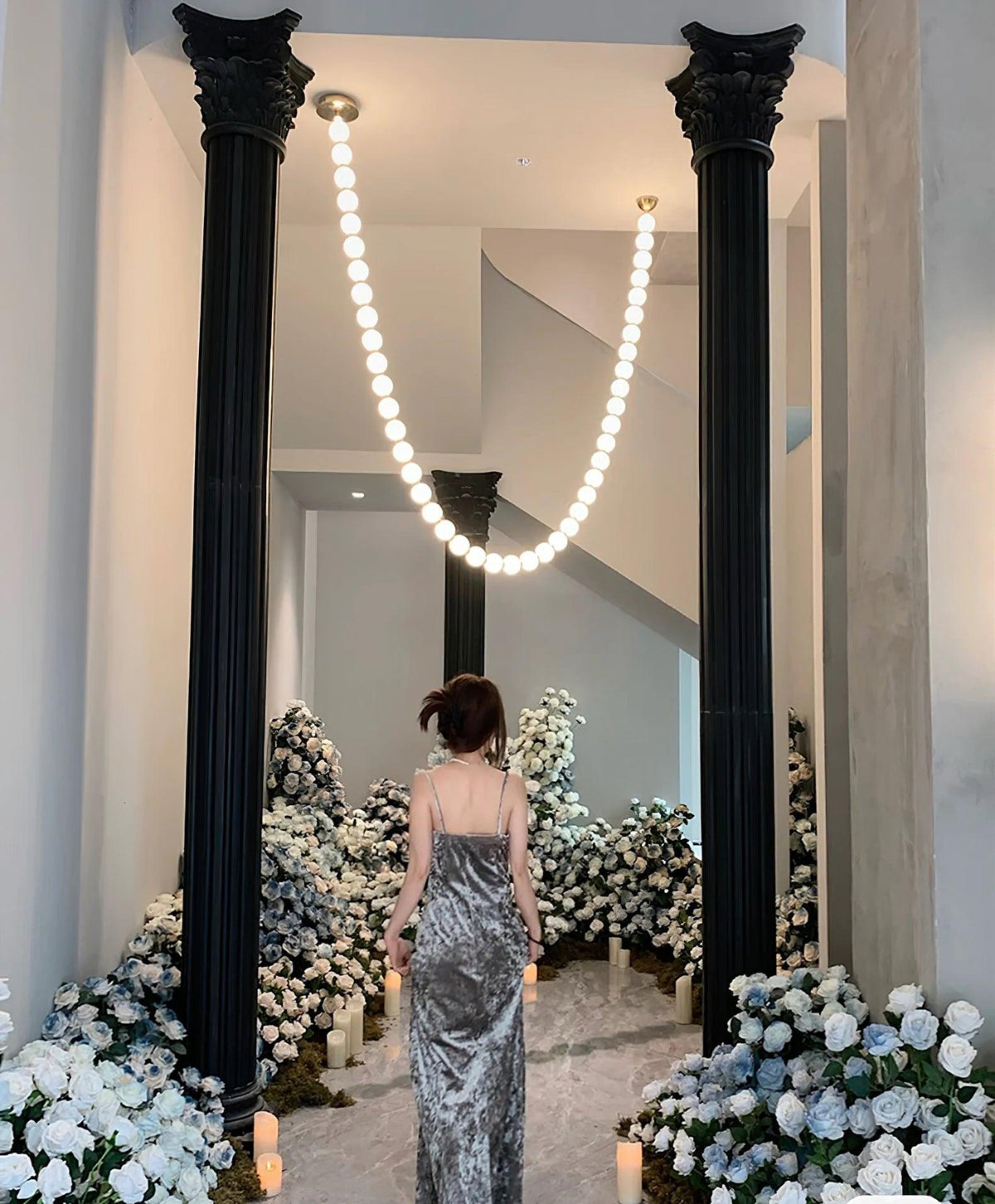 Kanell lampadario in ottone Sputnik