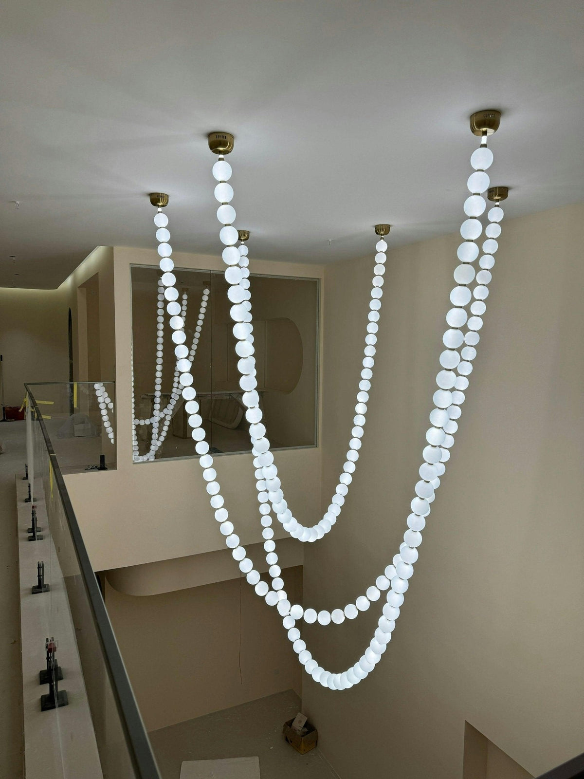 Kanell lampadario in ottone Sputnik