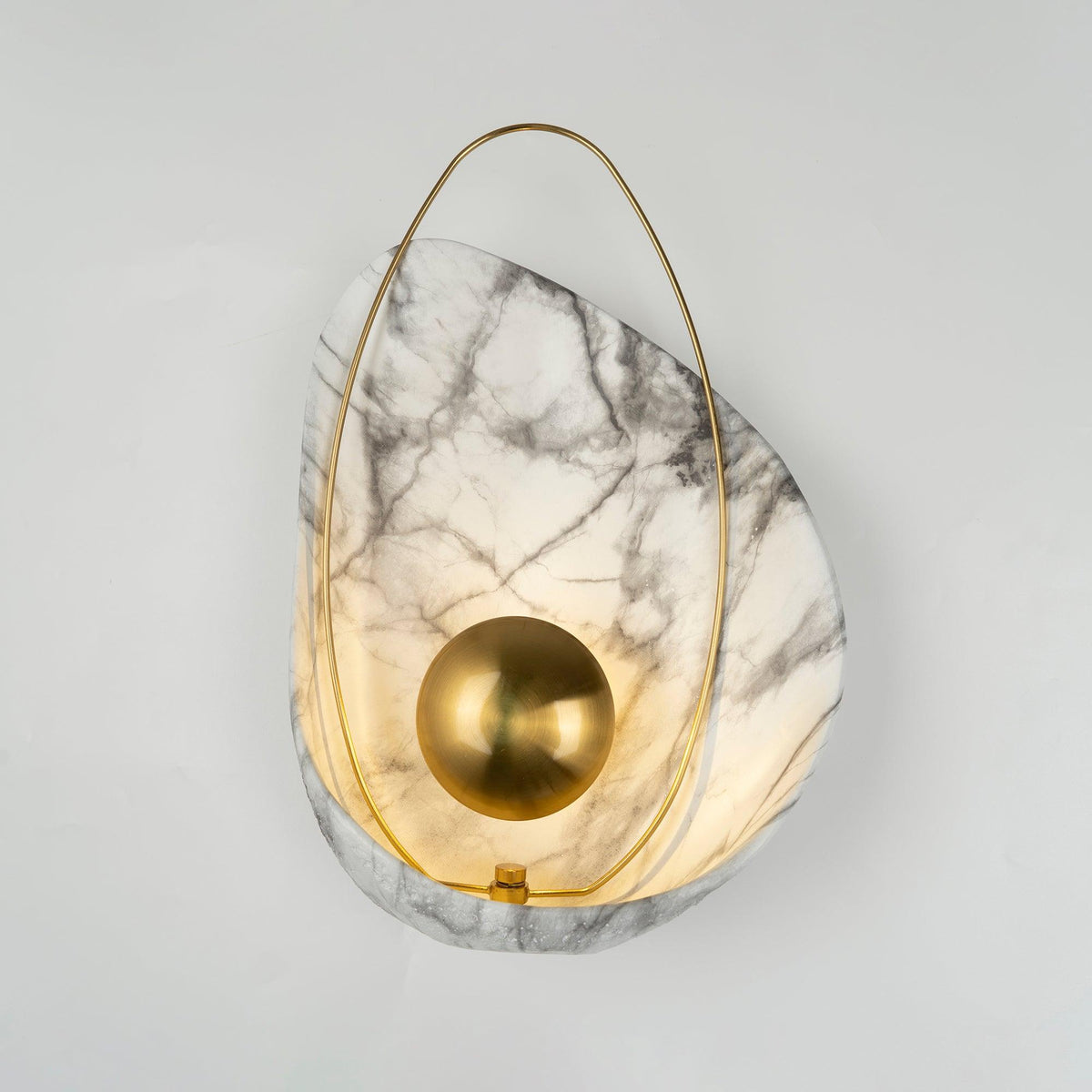 Vethaora lampada da parete Premium in resina Art Pearl Nordic