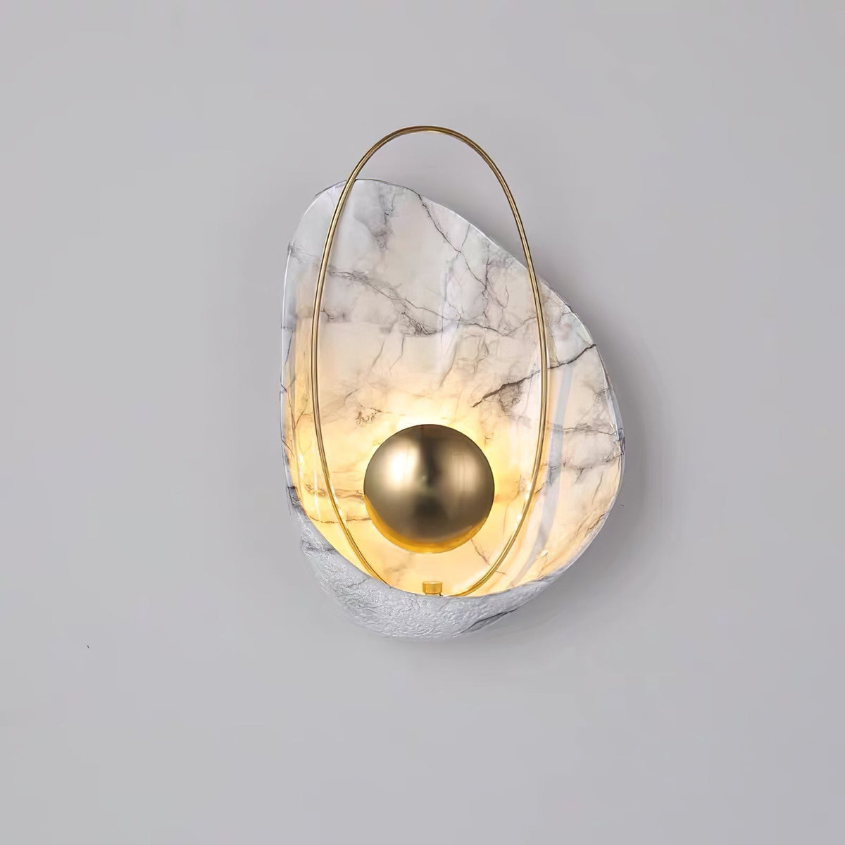 Vethaora lampada da parete Premium in resina Art Pearl Nordic