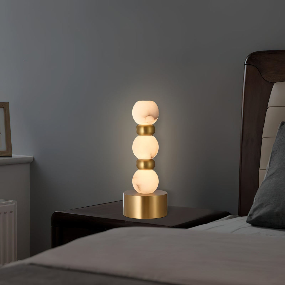 Altnal lampada da tavolo ottone