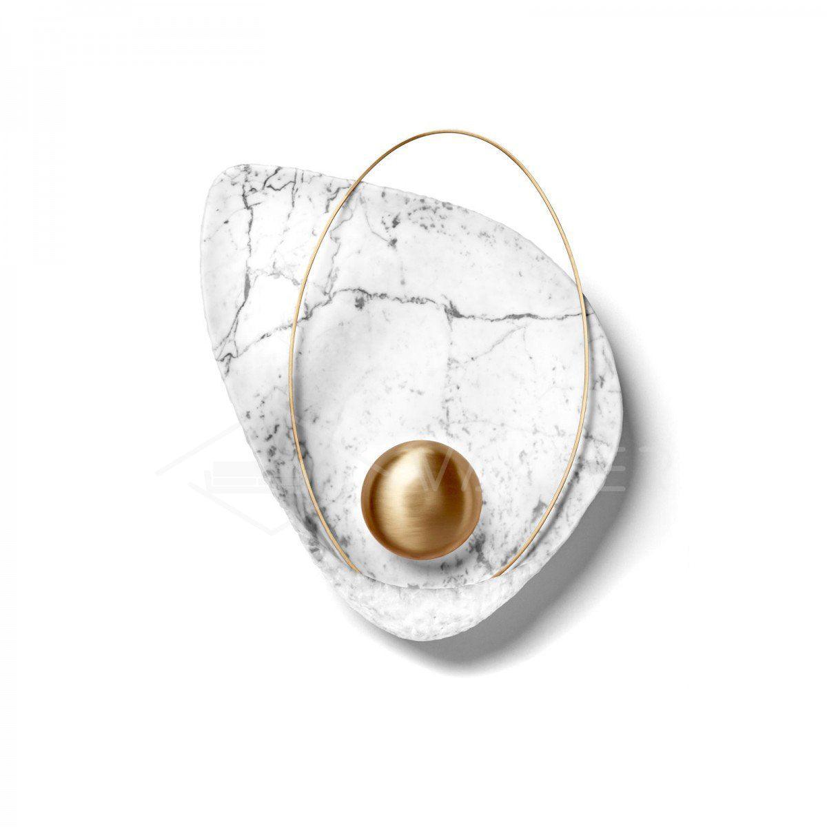 Vethaora lampada da parete Premium in resina Art Pearl Nordic
