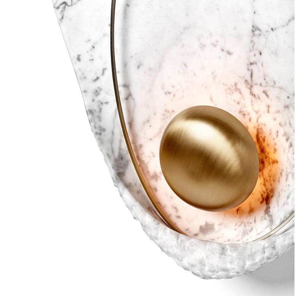 Vethaora lampada da parete Premium in resina Art Pearl Nordic