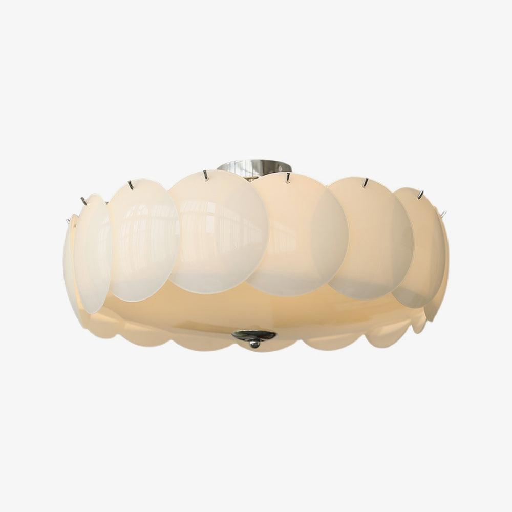 Brolin lampada da soffitto in vetro con effetto ondulazioni Glamorous