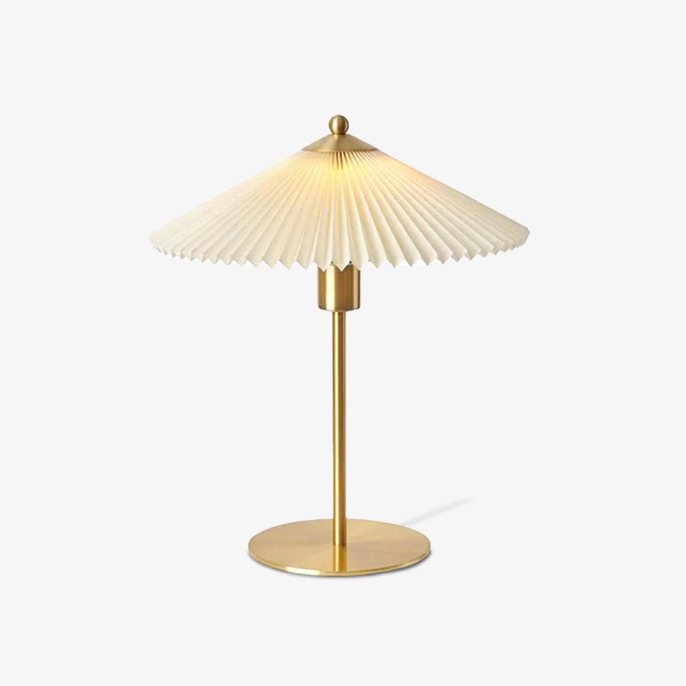 Camirir lampada da tavolo a Parasole Pleatato