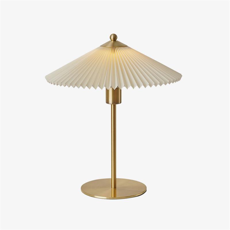 Camirir lampada da tavolo a Parasole Pleatato
