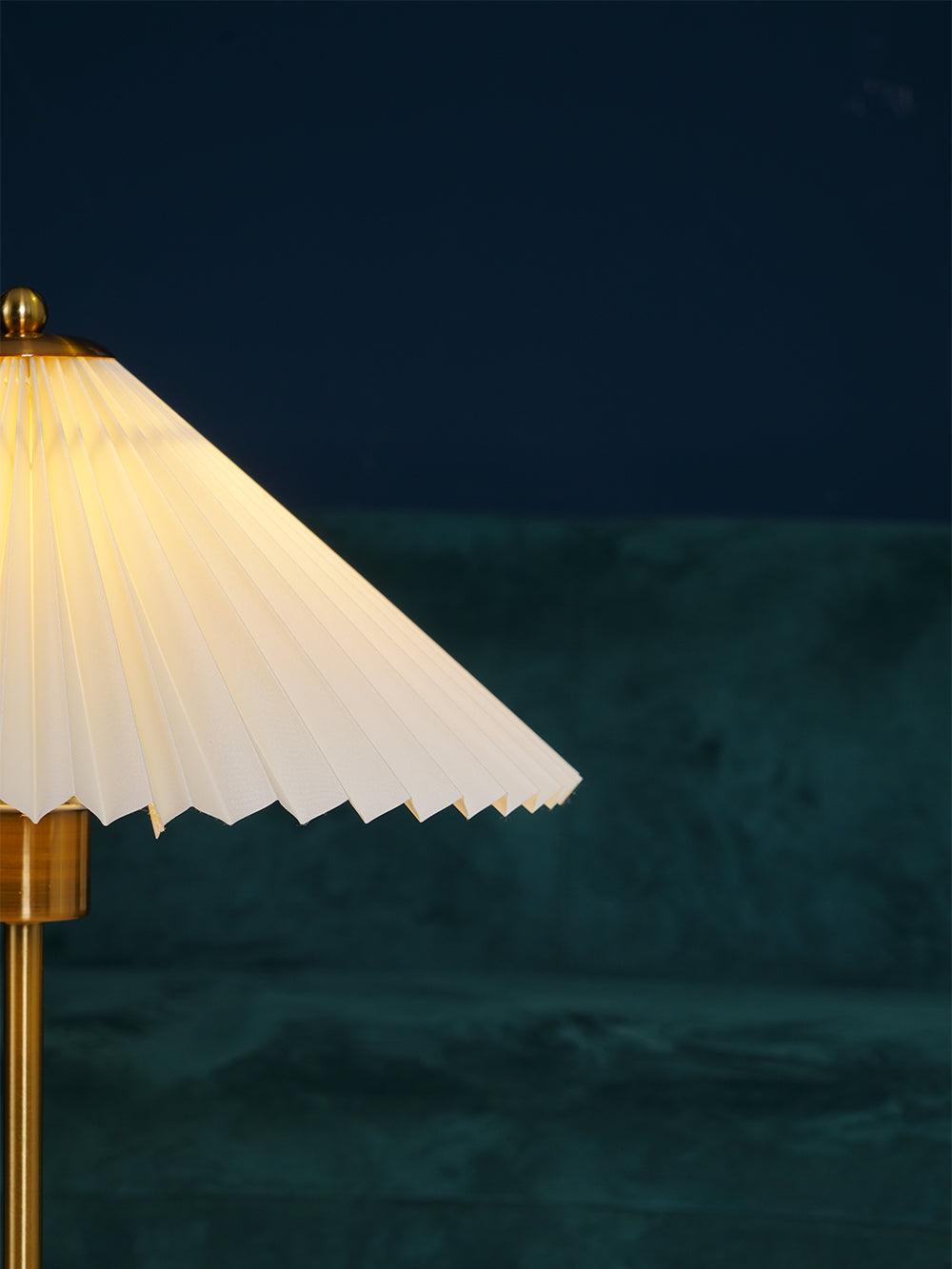 Camirir lampada da tavolo a Parasole Pleatato