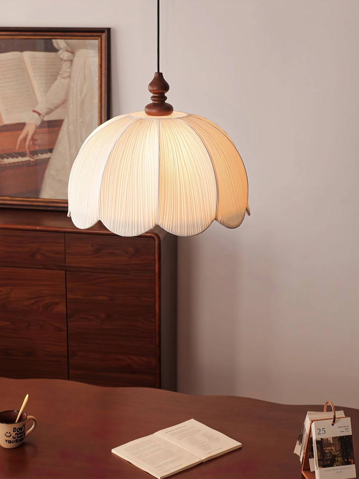 Imiraril lampada a sospensione in tessuto tropical