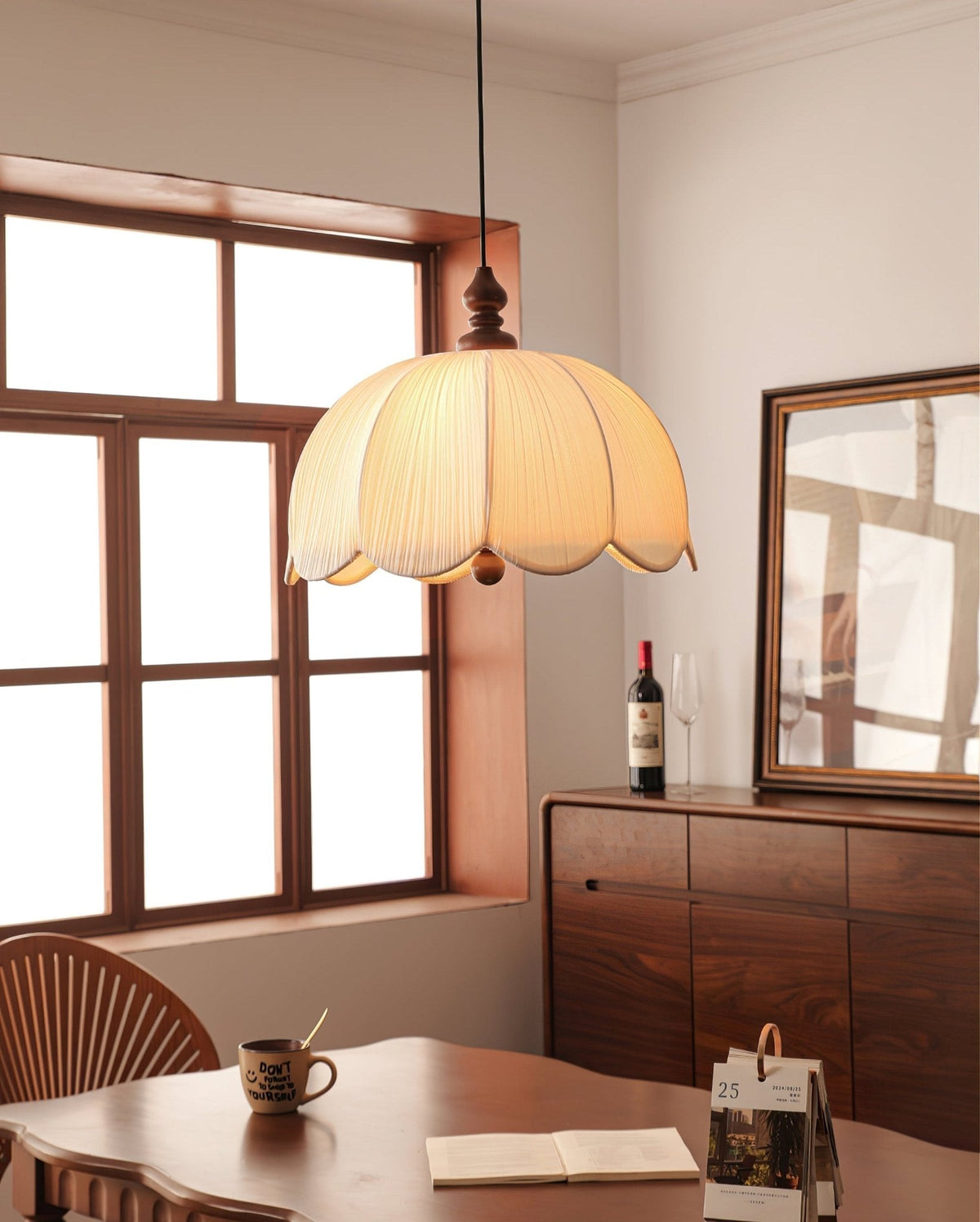 Imiraril lampada a sospensione in tessuto tropical