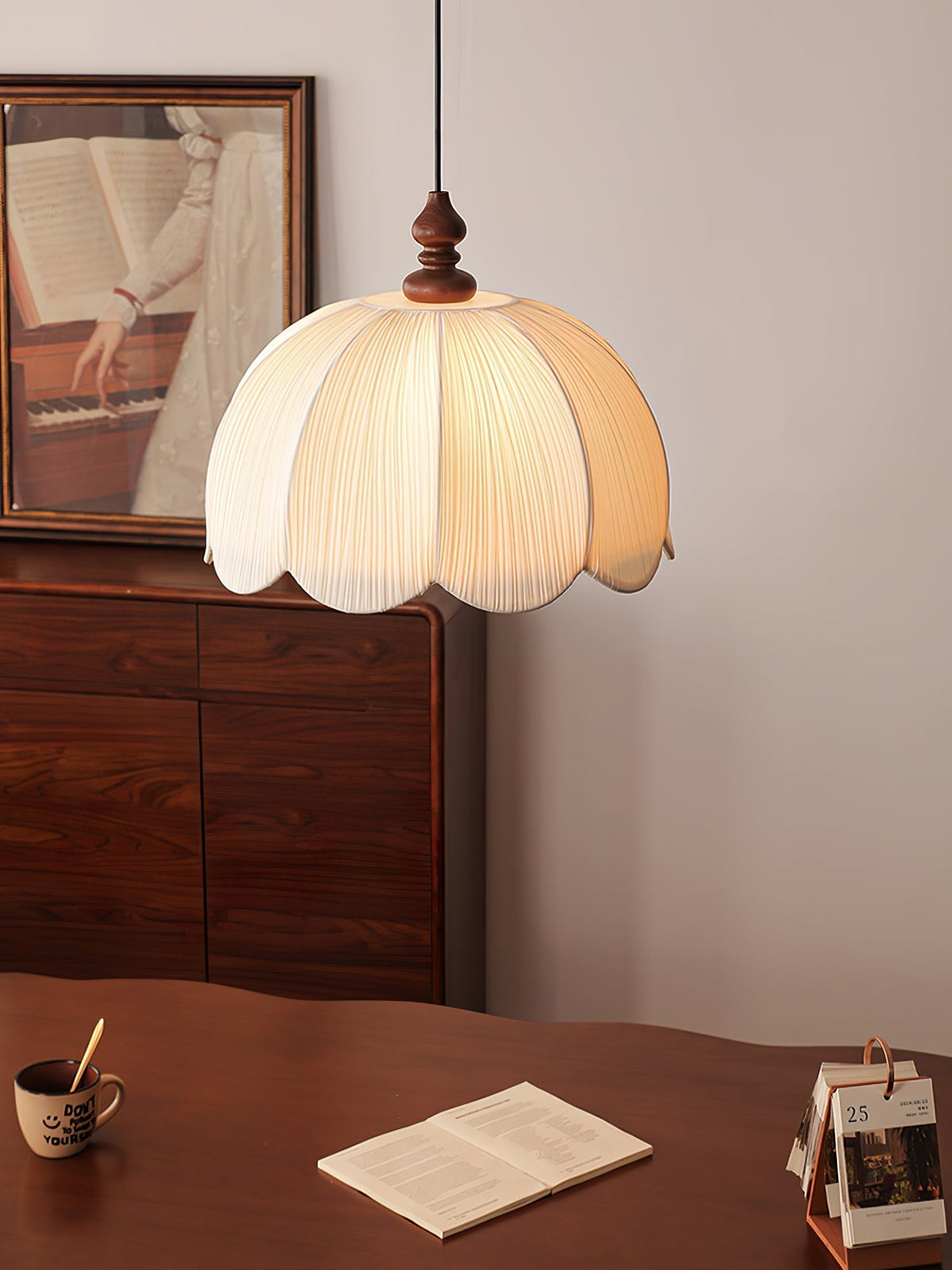 Imiraril lampada a sospensione in tessuto tropical
