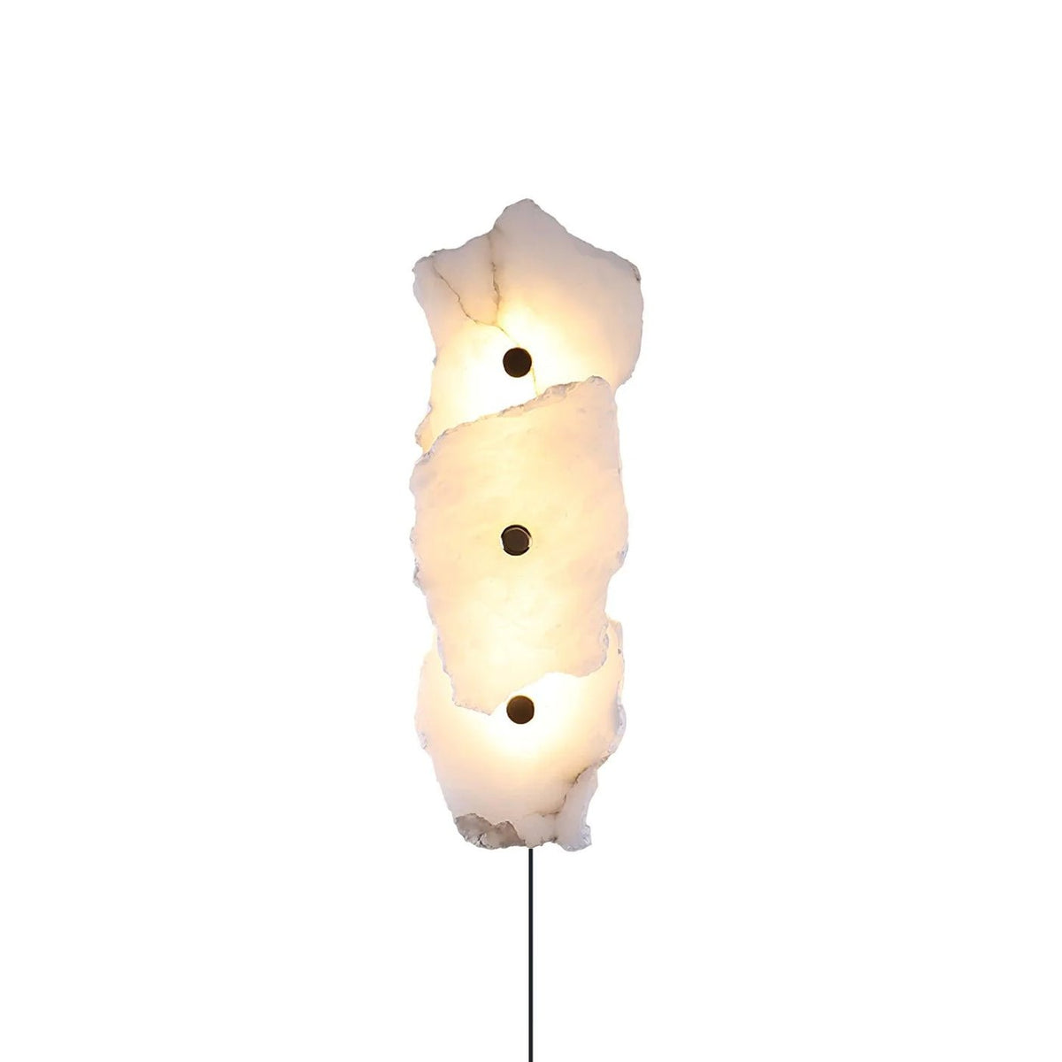 Nivarelia alabastro lampada da parete con Spina