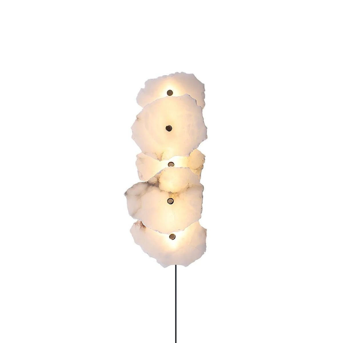Nivarelia alabastro lampada da parete con Spina