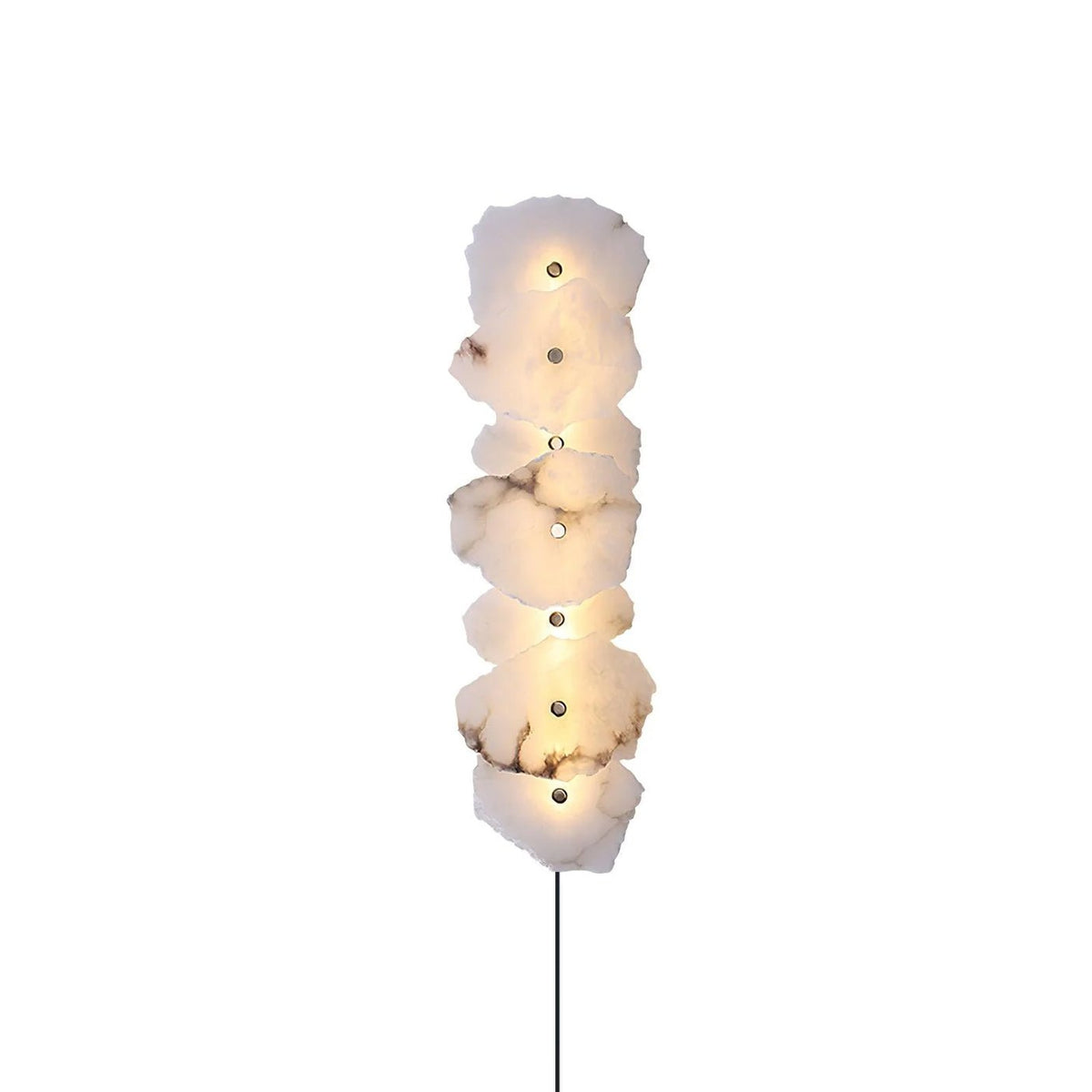 Nivarelia alabastro lampada da parete con Spina