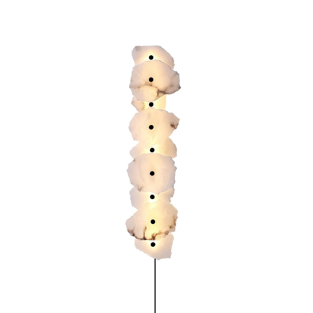Nivarelia alabastro lampada da parete con Spina