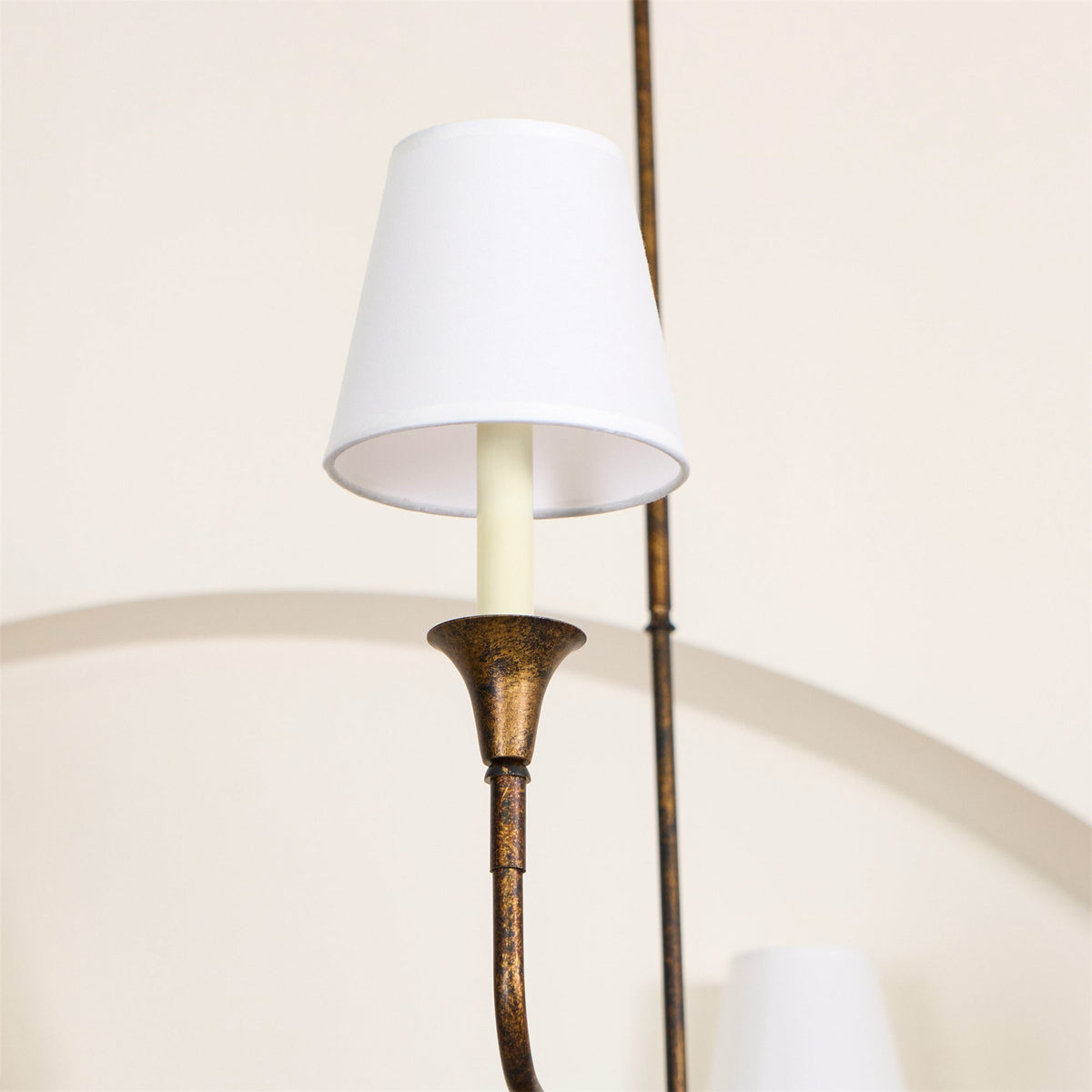 Arthaila lampadario vintage industriale grande in tessuto