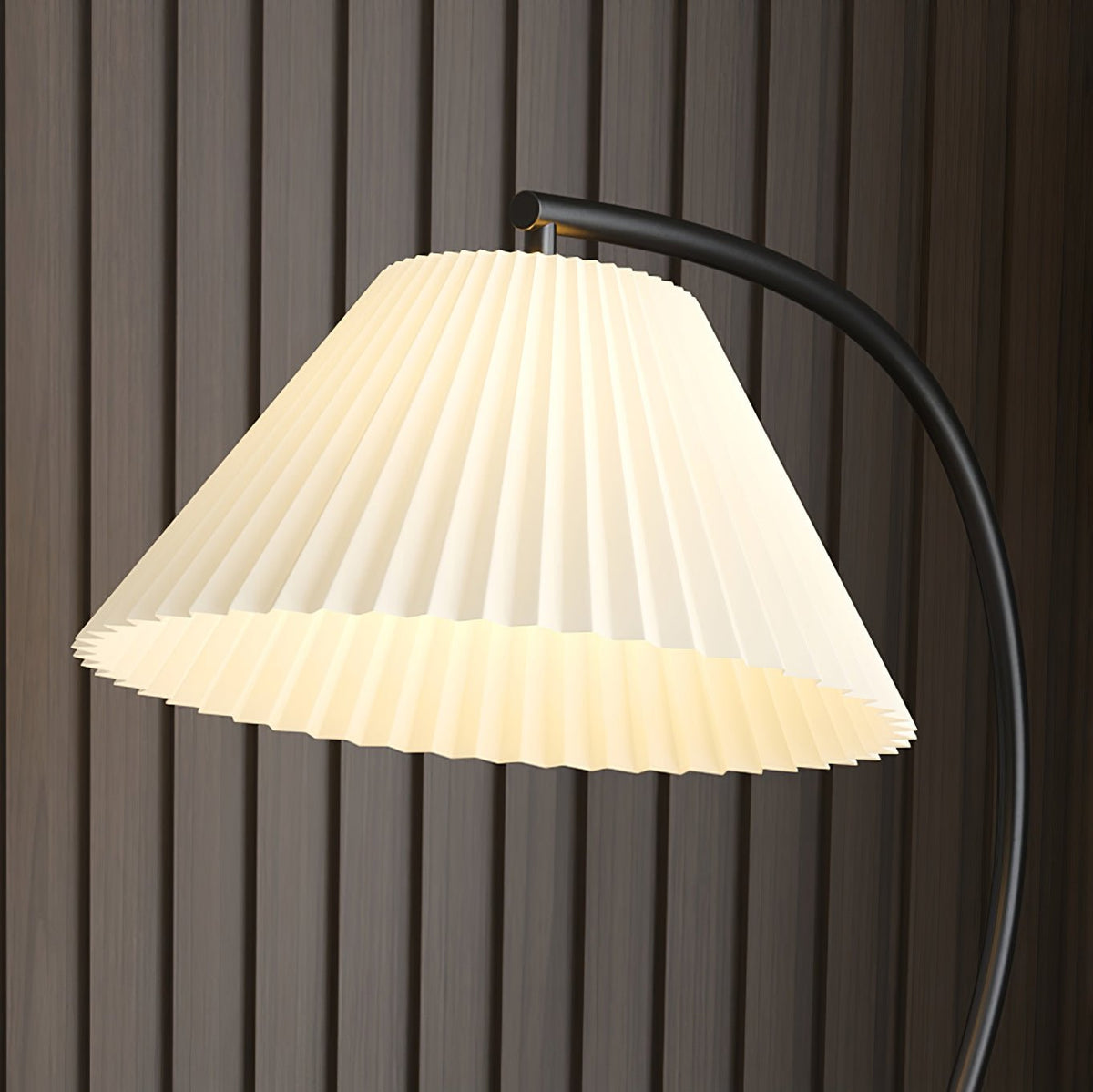 Yase lampada da terra in legno e marmo