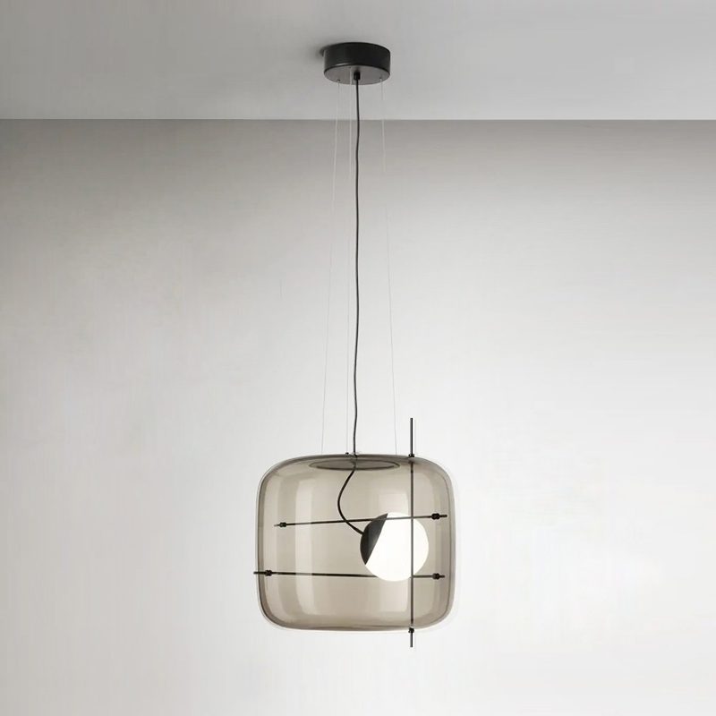 Ivex lampada a sospensione in vetro contemporanea