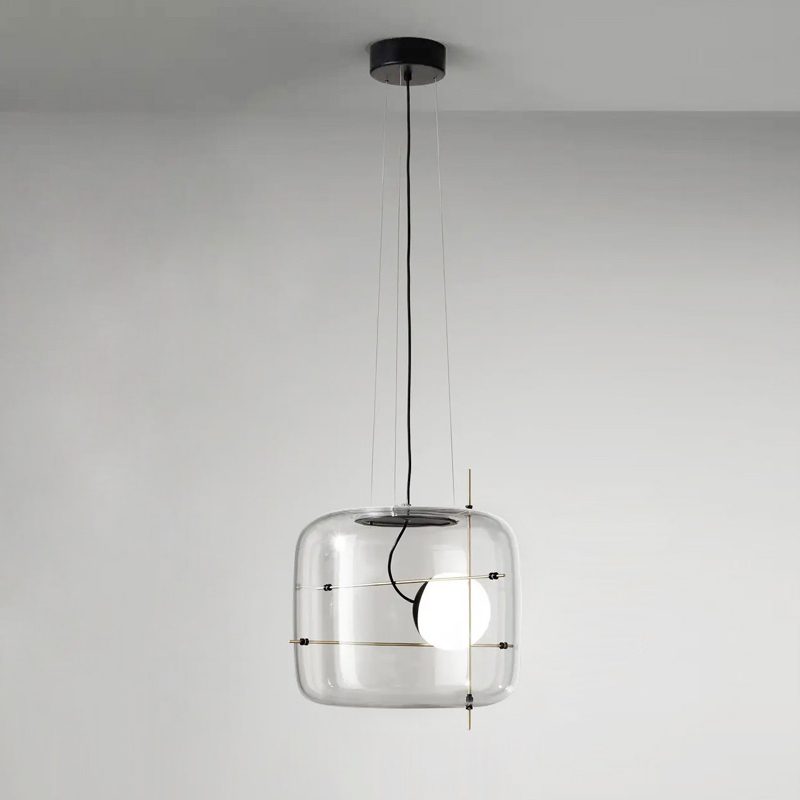 Ivex lampada a sospensione in vetro contemporanea