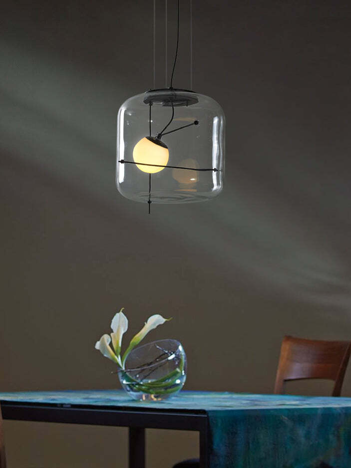 Ivex lampada a sospensione in vetro contemporanea