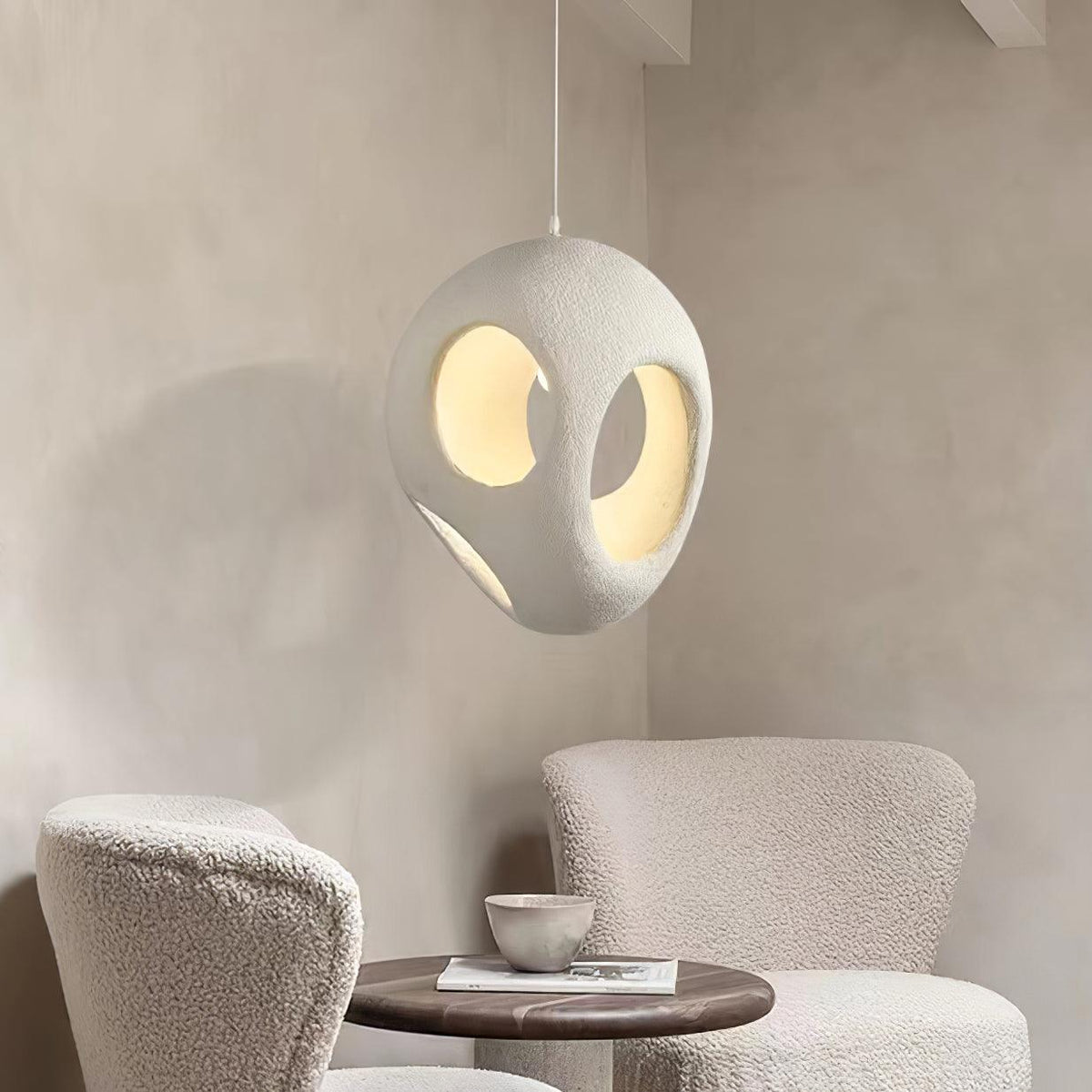 Avlaeara lampada a sospensione in resina Wabi-Sabi