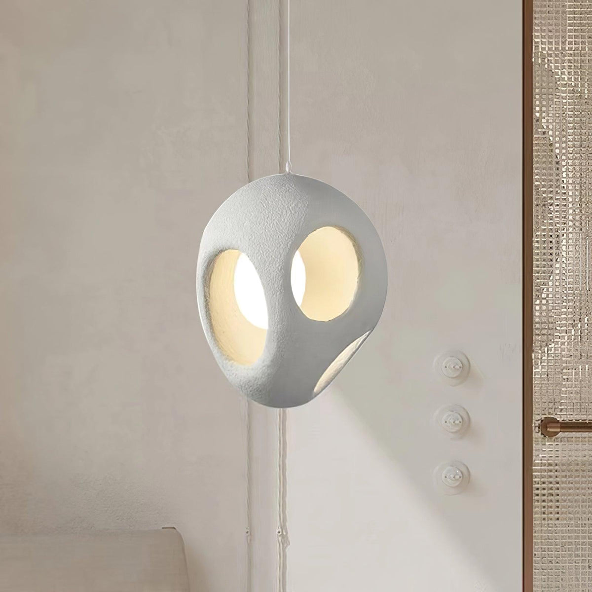 Avlaeara lampada a sospensione in resina Wabi-Sabi