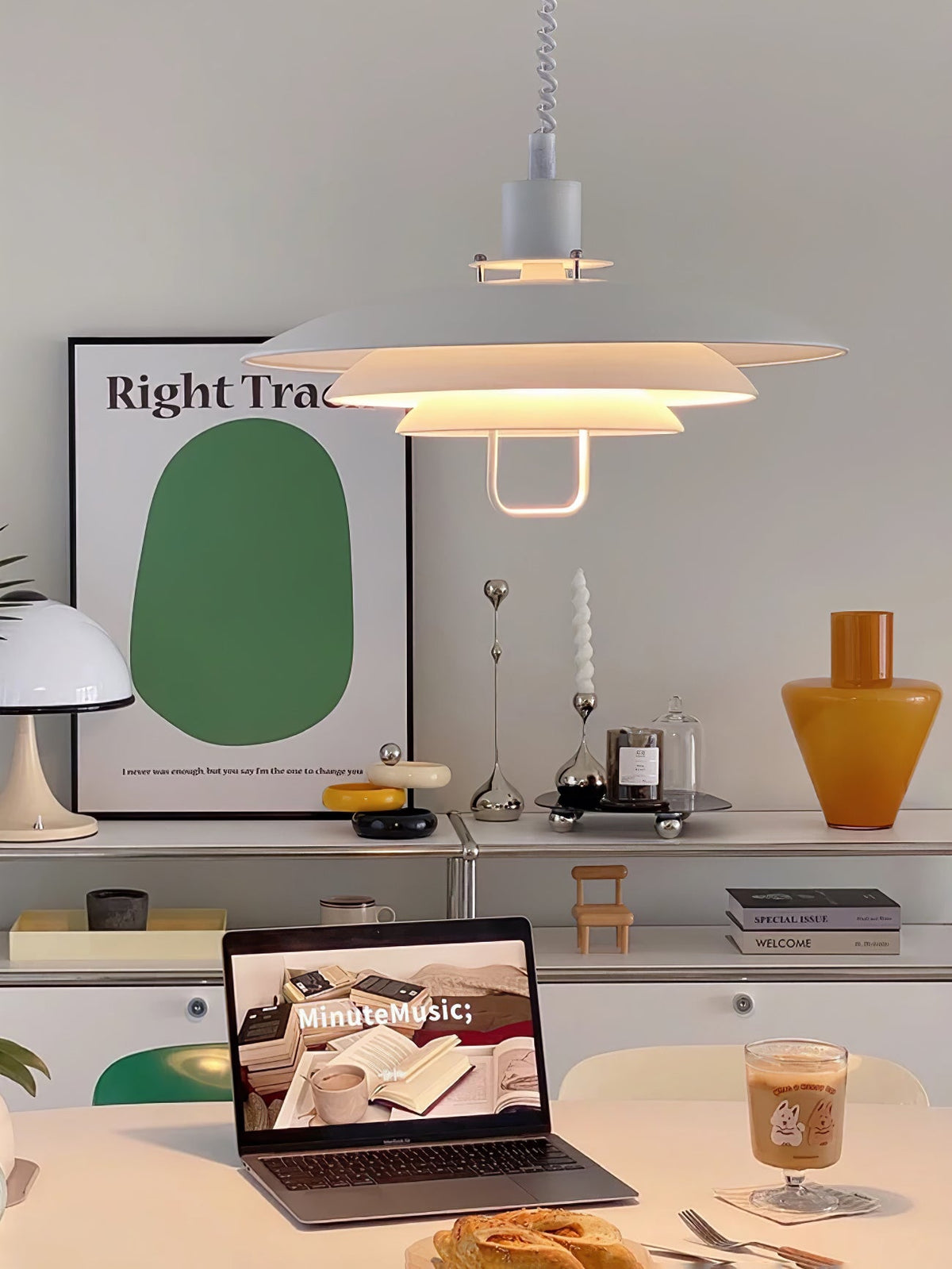 Divor lampada a sospensione in alluminio Glam
