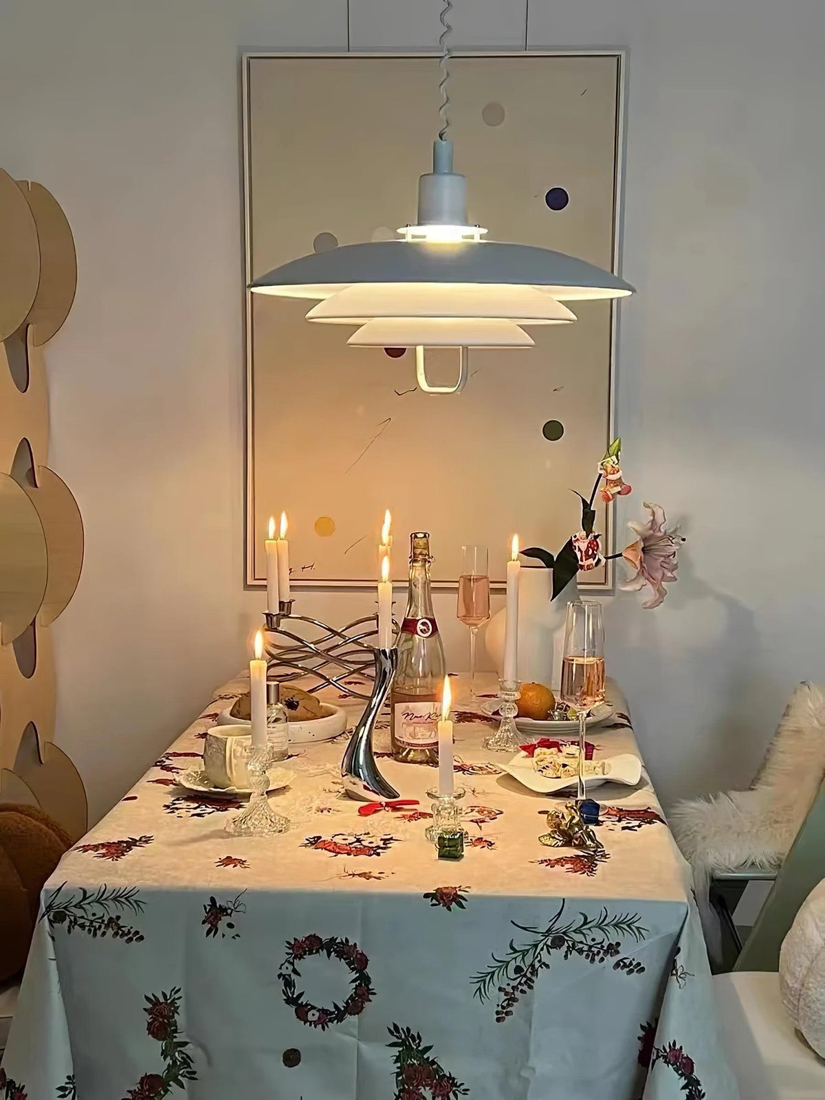 Divor lampada a sospensione in alluminio Glam