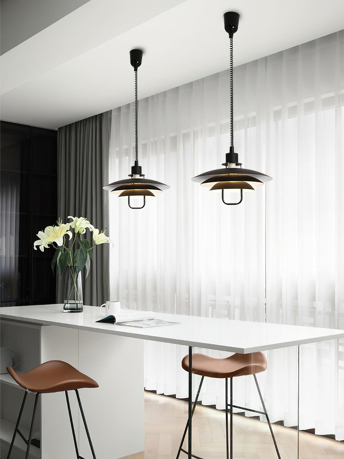 Divor lampada a sospensione in alluminio Glam