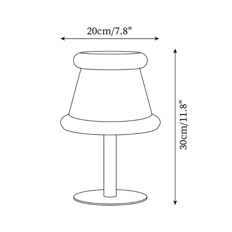 Amber lampada da tavolo