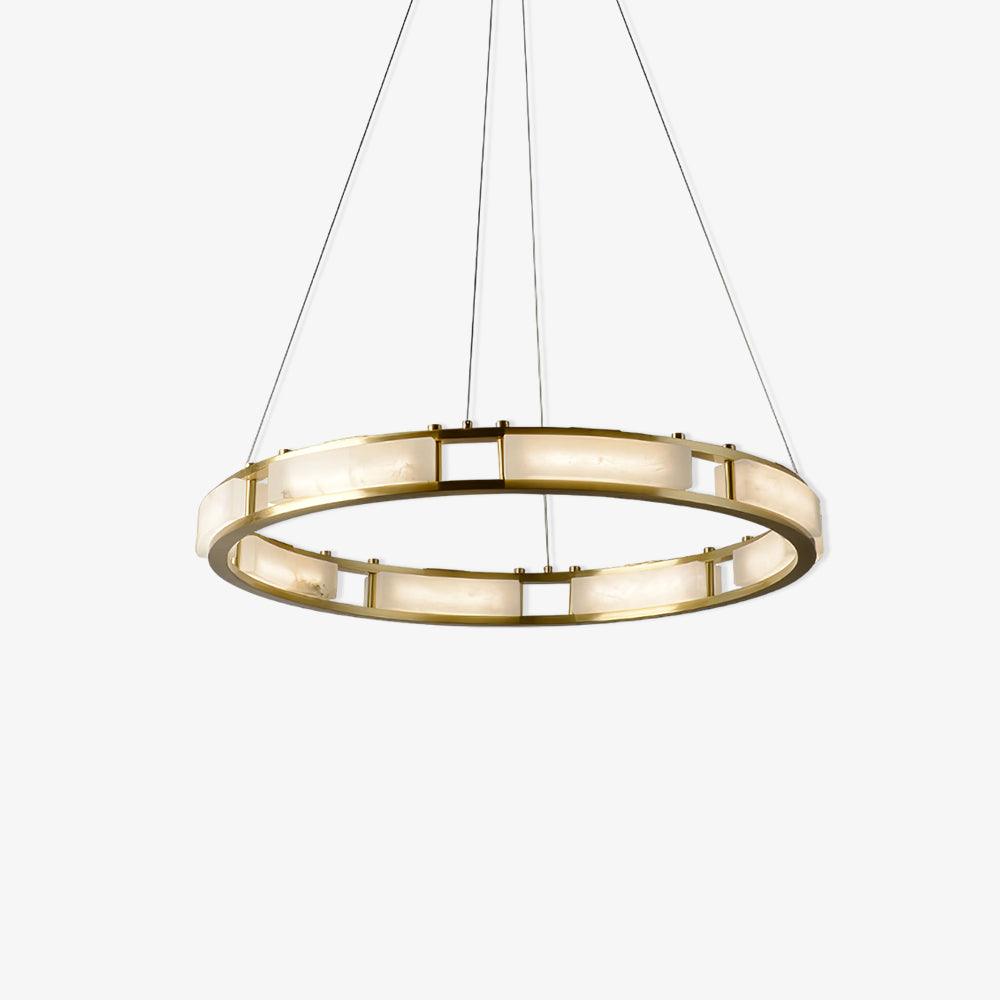 Dythan lampada a sospensione minimalista ad Anello in alabastro