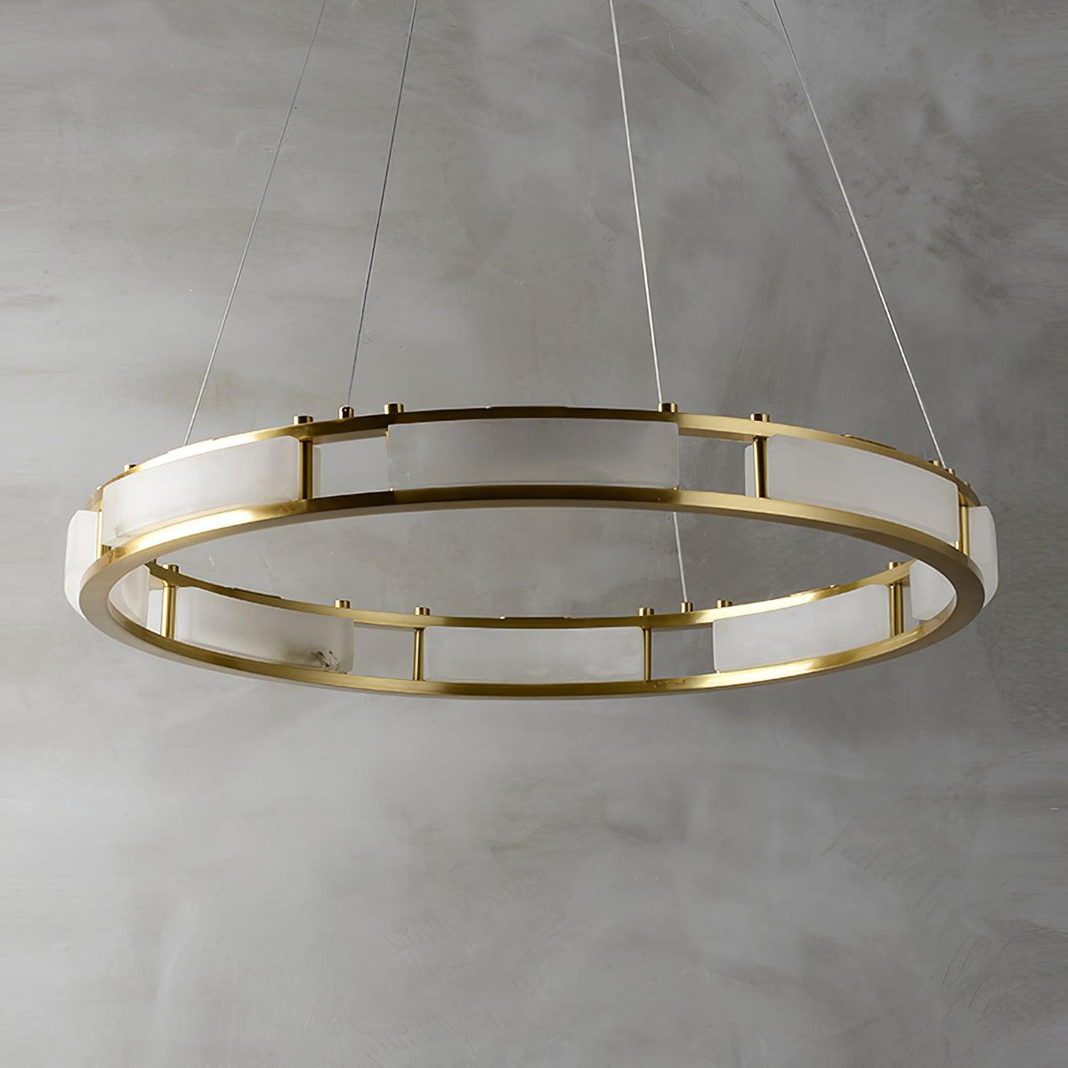 Dythan lampada a sospensione minimalista ad Anello in alabastro