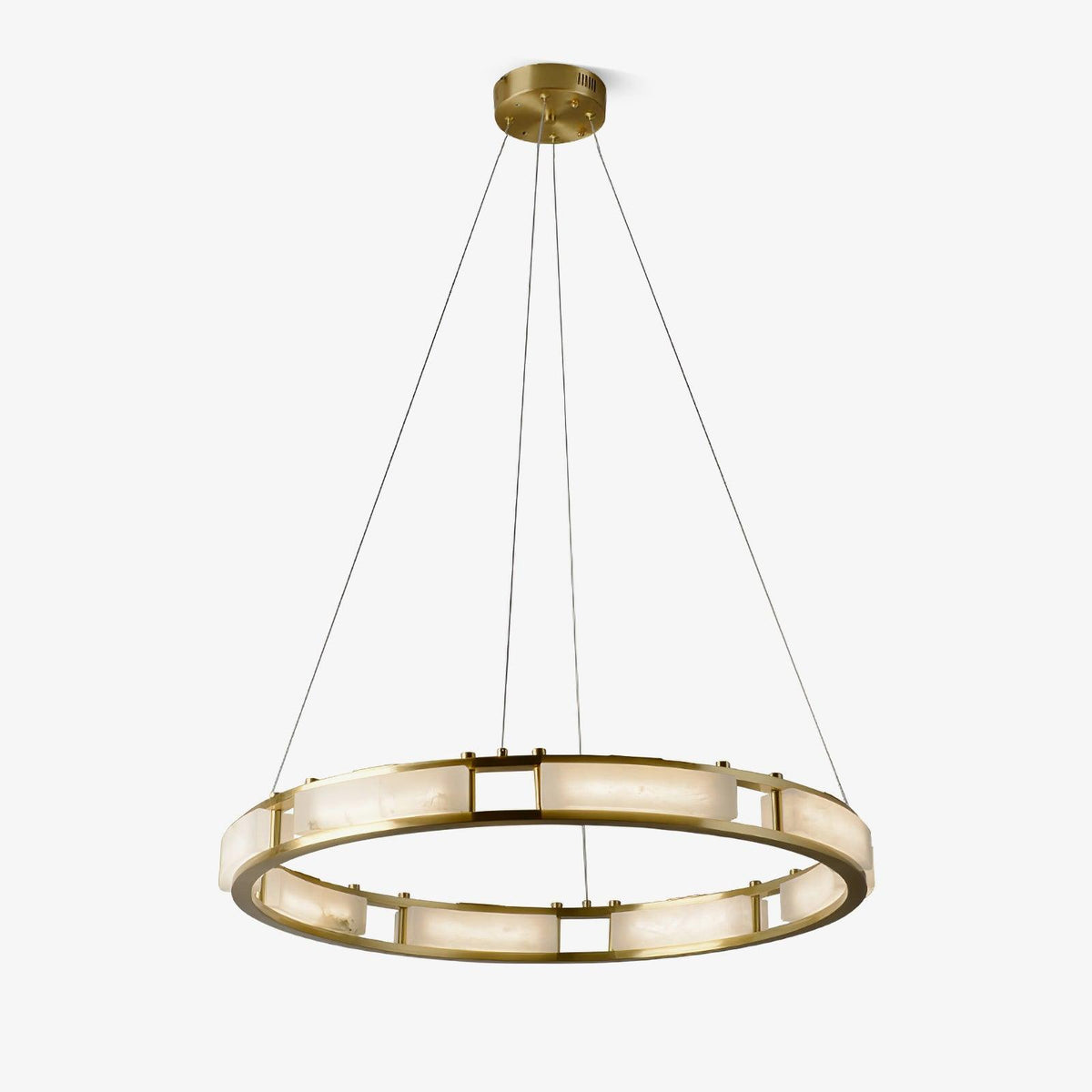 Dythan lampada a sospensione minimalista ad Anello in alabastro