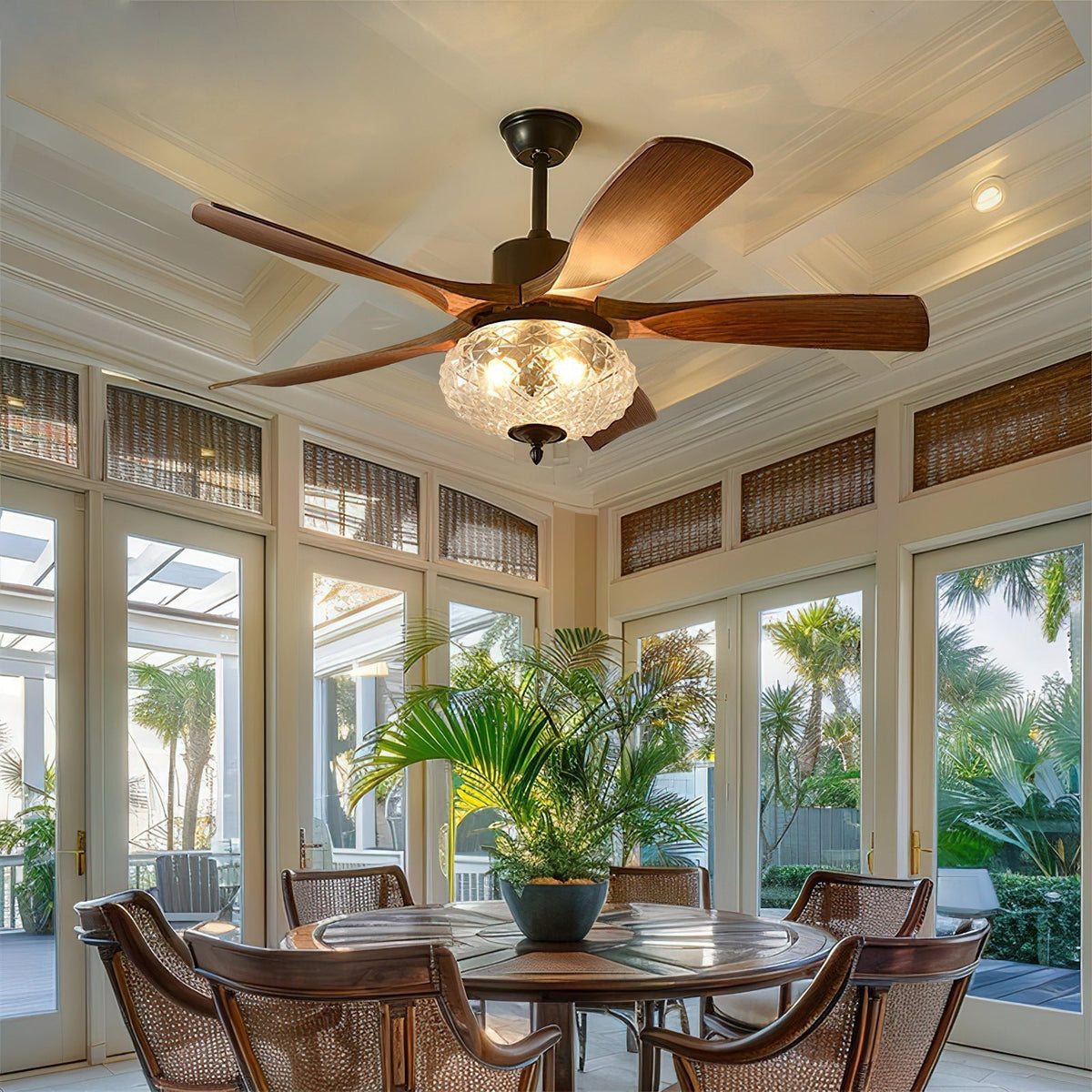 Rivanel ventilatore da soffitto con luce