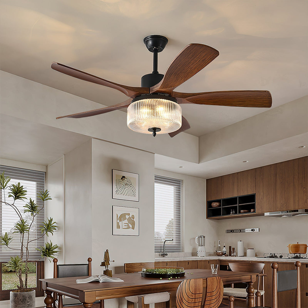 Rivanel ventilatore da soffitto con luce