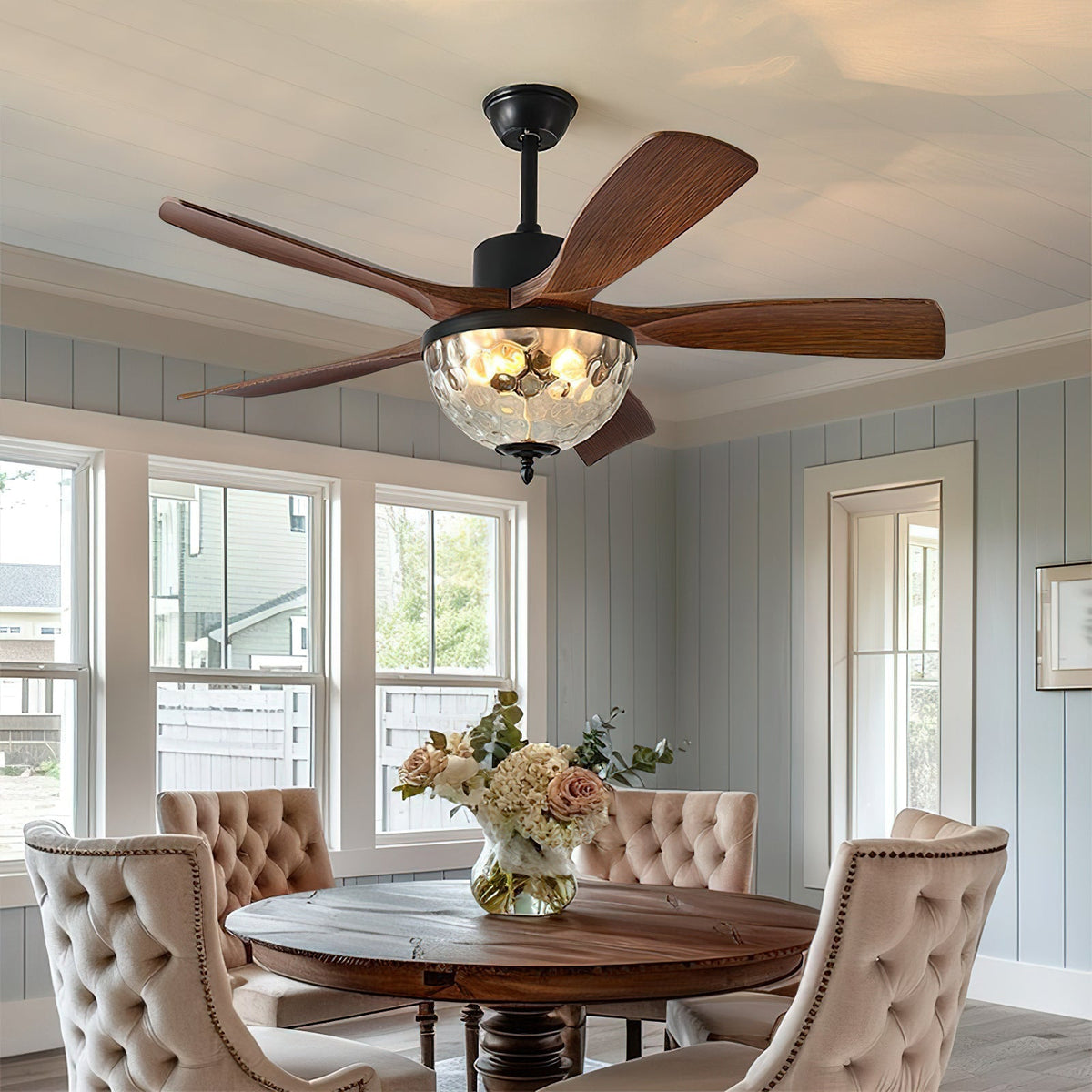 Rivanel ventilatore da soffitto con luce