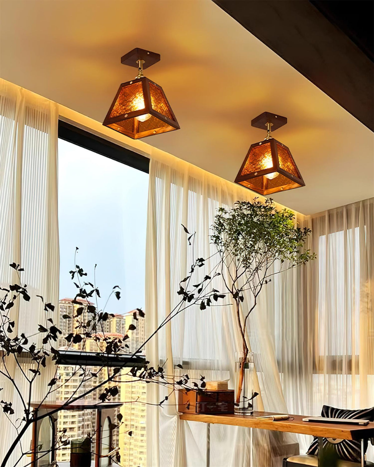 Calarine lampada da soffitto
