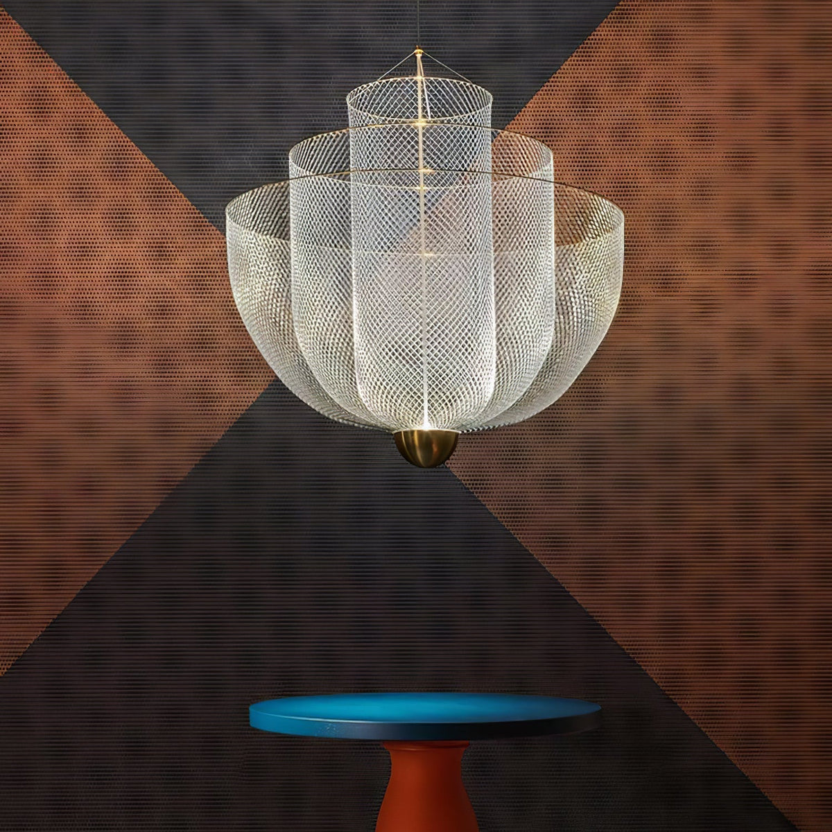 Terielissa lampadario Meshmatics Radiant Wirework