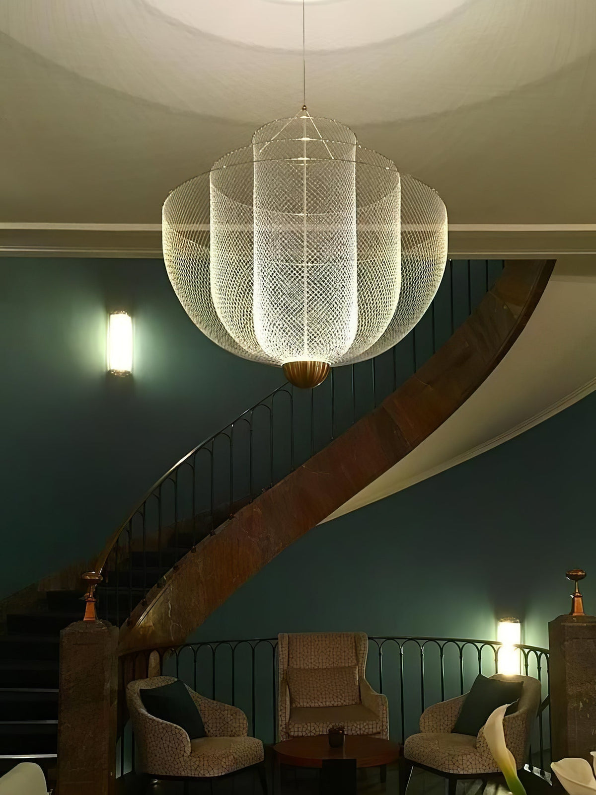 Terielissa lampadario Meshmatics Radiant Wirework
