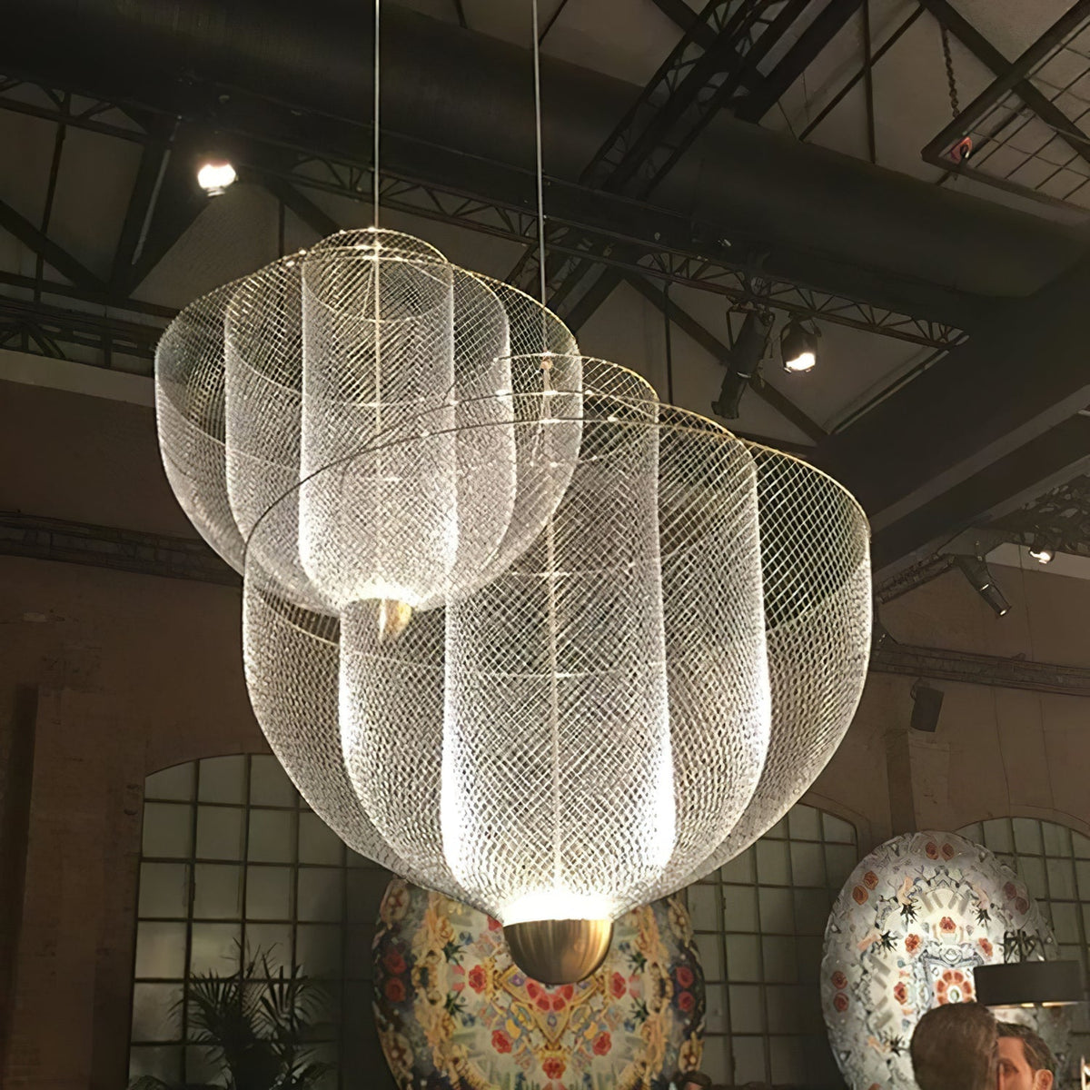 Terielissa lampadario Meshmatics Radiant Wirework
