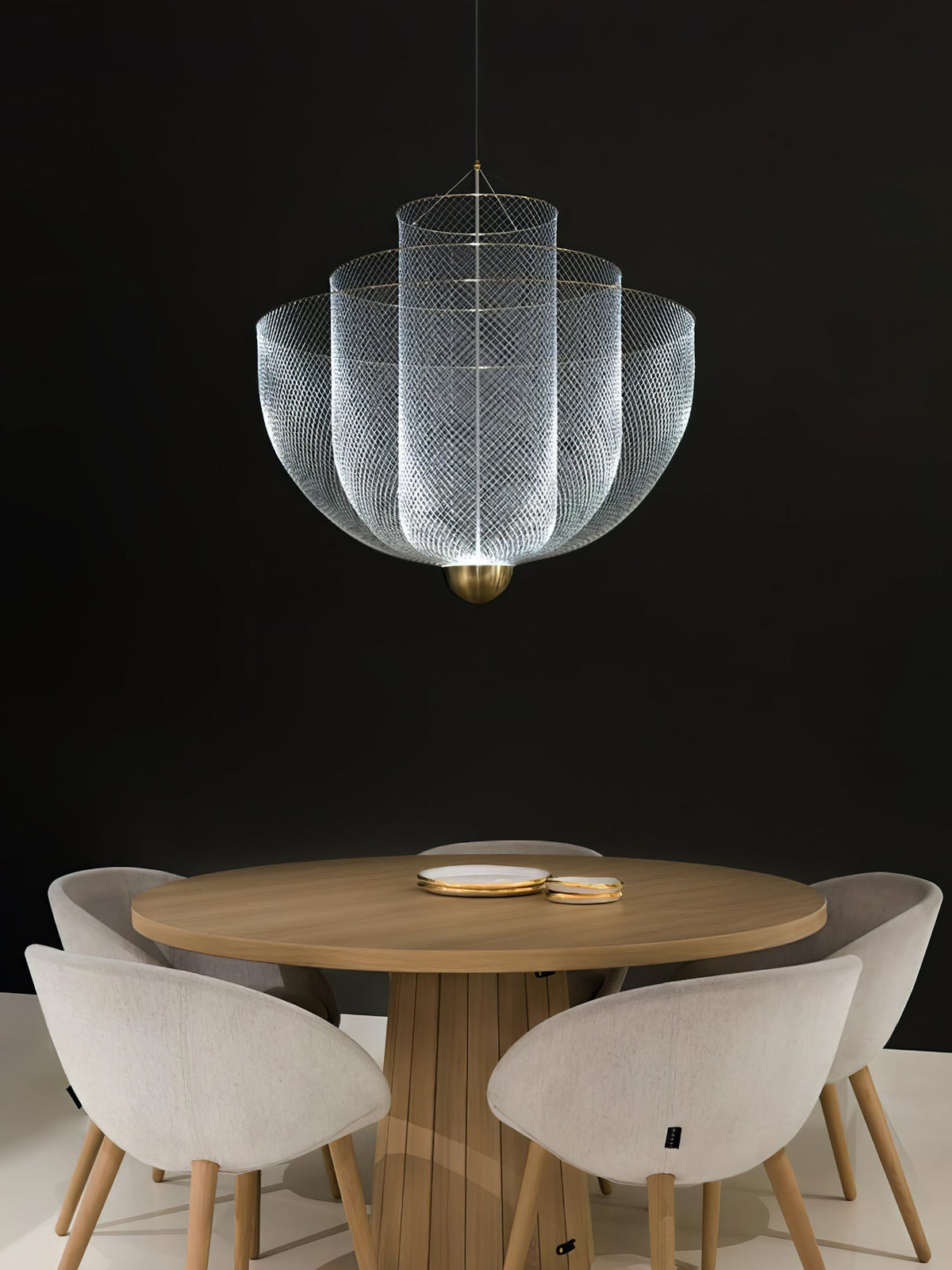 Terielissa lampadario Meshmatics Radiant Wirework