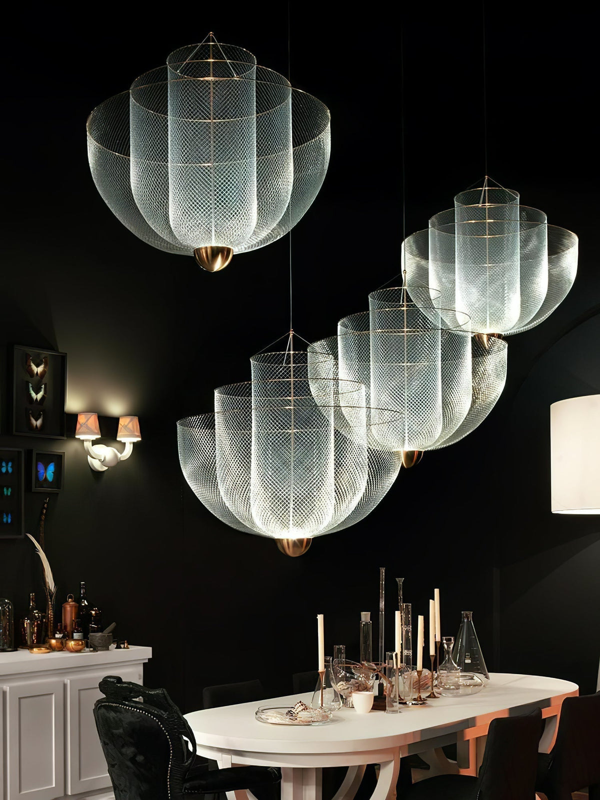 Terielissa lampadario Meshmatics Radiant Wirework