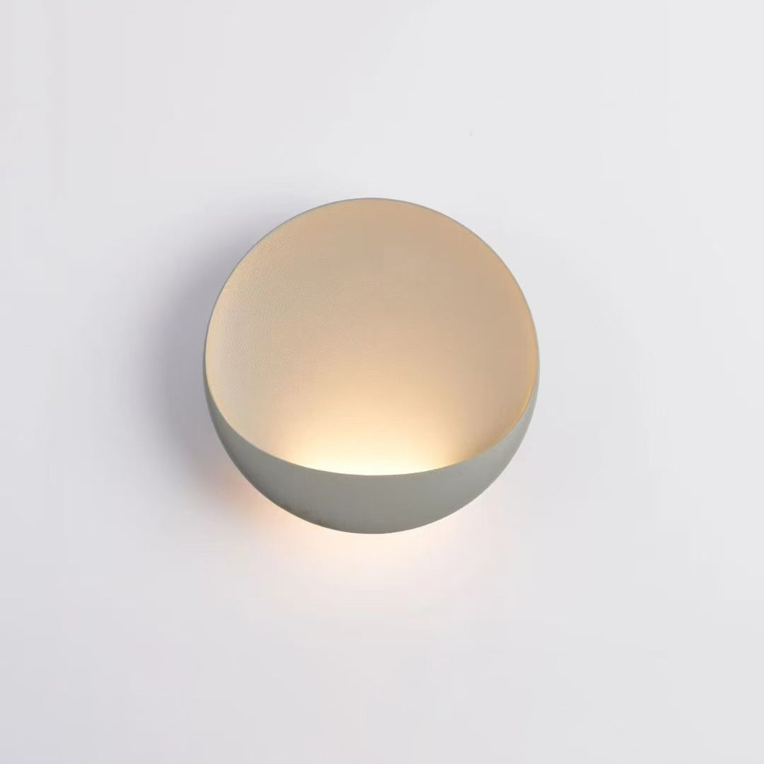 Flindt lampada da parete tonda in alluminio